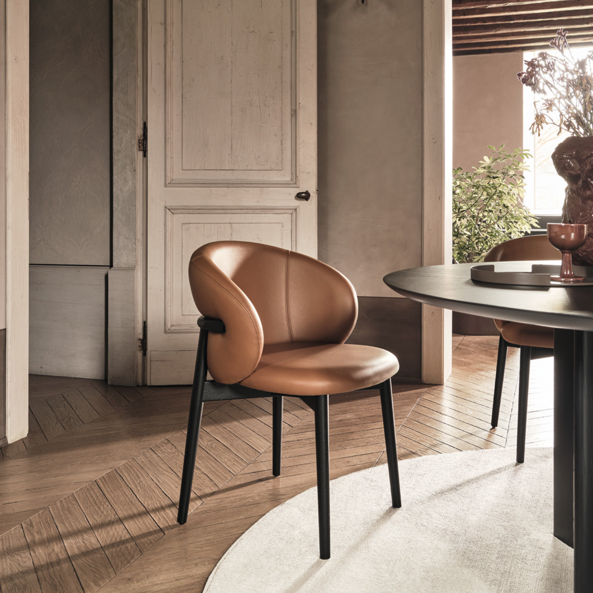 silla oleandro madera con brazos