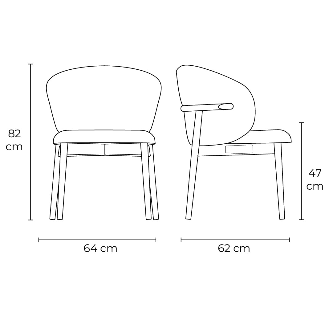 silla oleandro madera con brazos