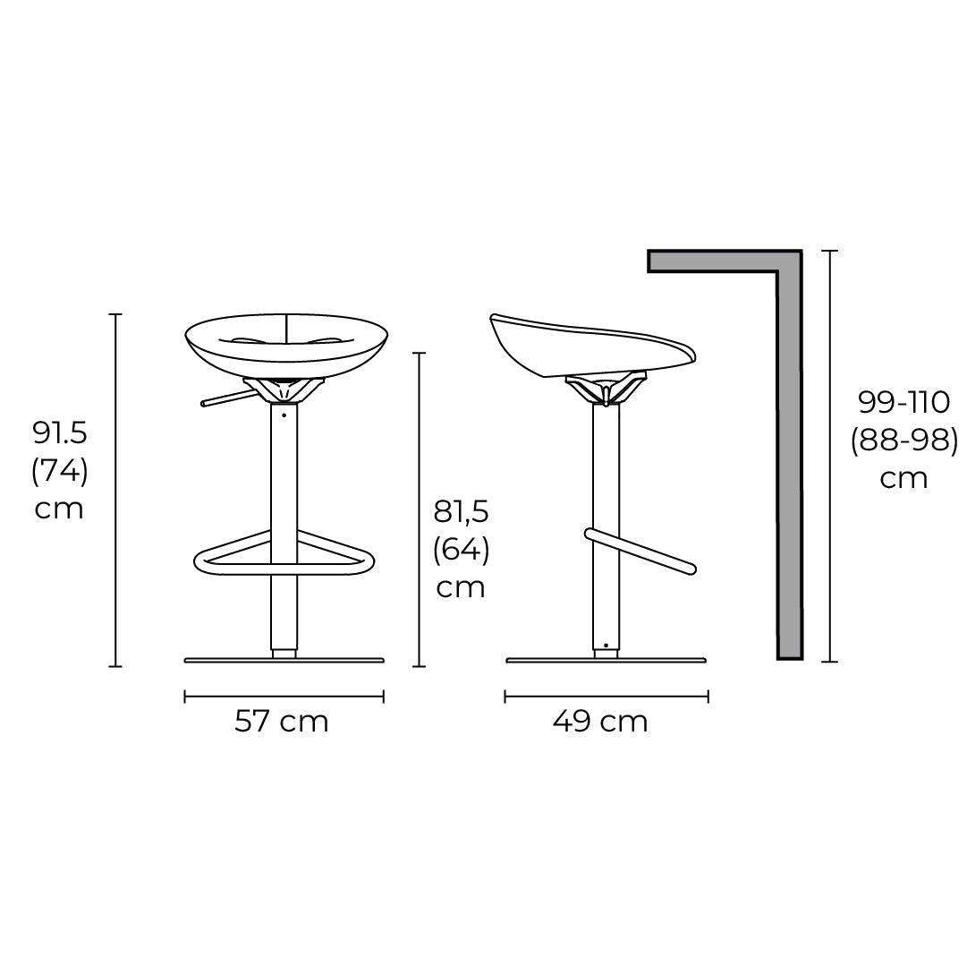 banco palm tipo piel y pistón