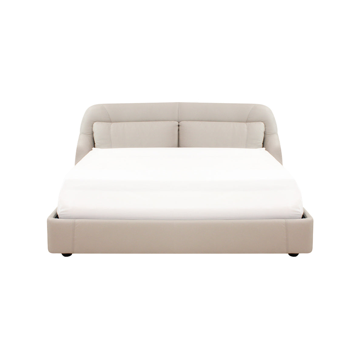 Cama Queen Size Parigi de piel Natuzzi