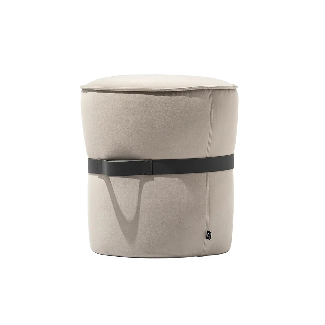 Puff de diseño italiano POF en tela. Muebles Italianos variant