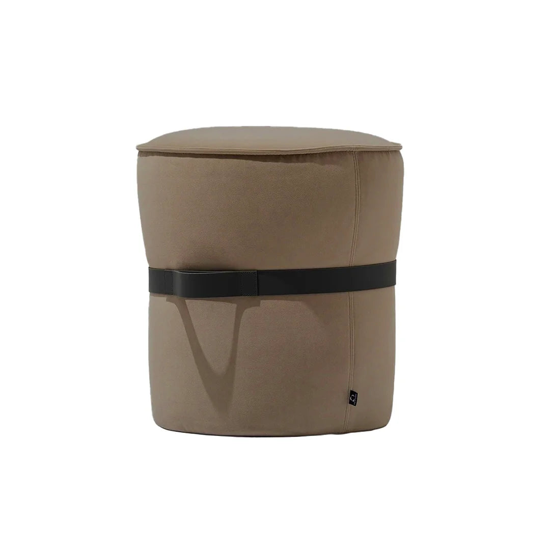 Puff de diseño italiano POF en tela. Muebles Italianos variant