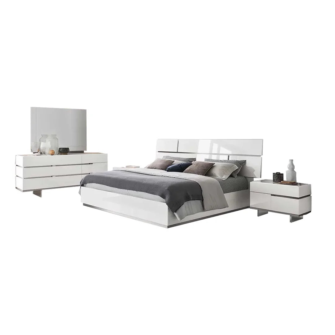 Recámara Artemide completa King Size. Muebles Italianos