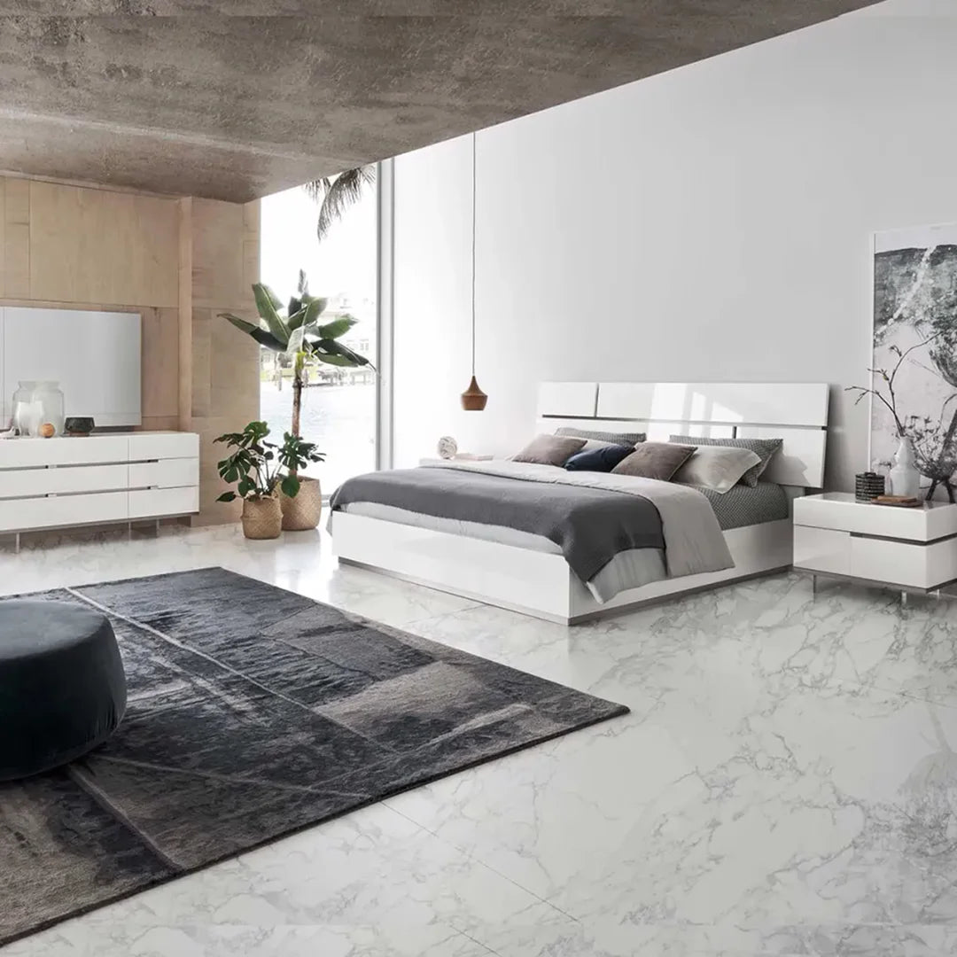 Recámara Artemide completa King Size. Muebles Italianos