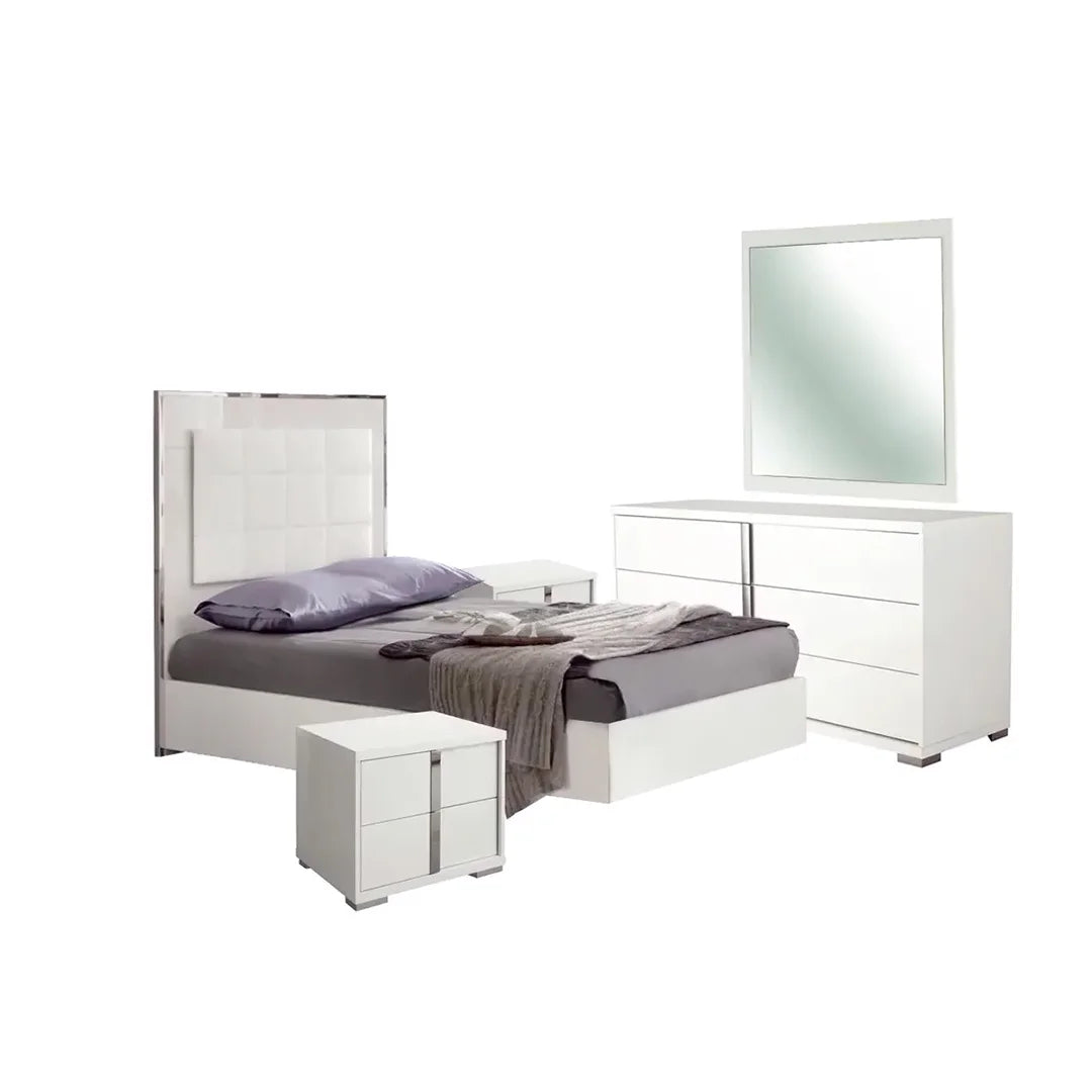 Recámara Imperia completa Individual. Muebles Italianos