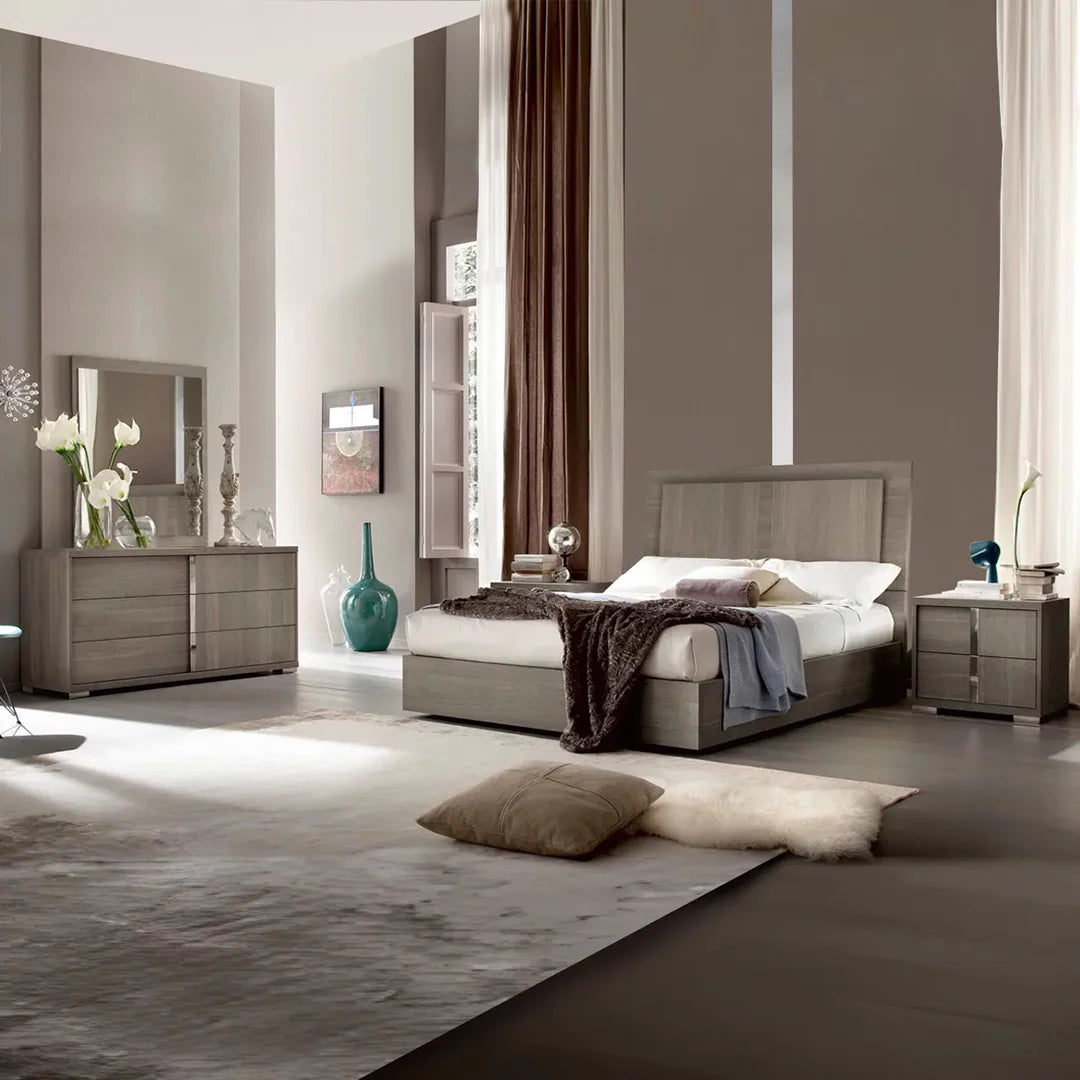 Recámara completa Tivoli Matrimonial. Muebles Italianos