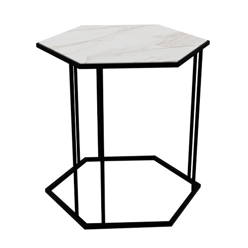 Mesita lateral Renee Hexagonal