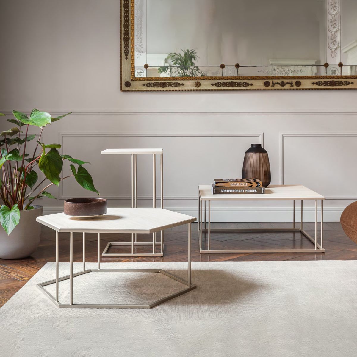 mesa de centro renee cuadrada grande