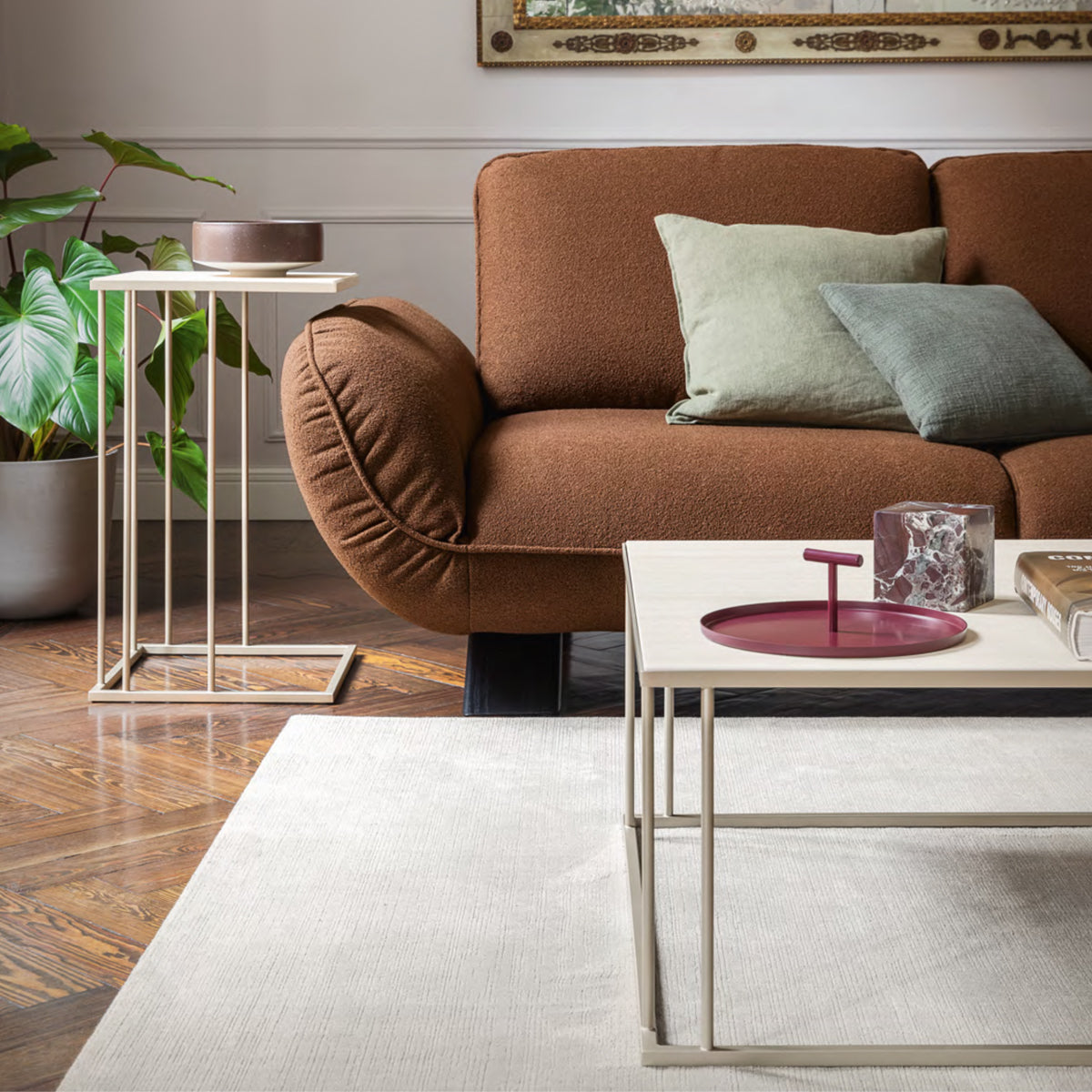 mesa de centro renee cuadrada grande