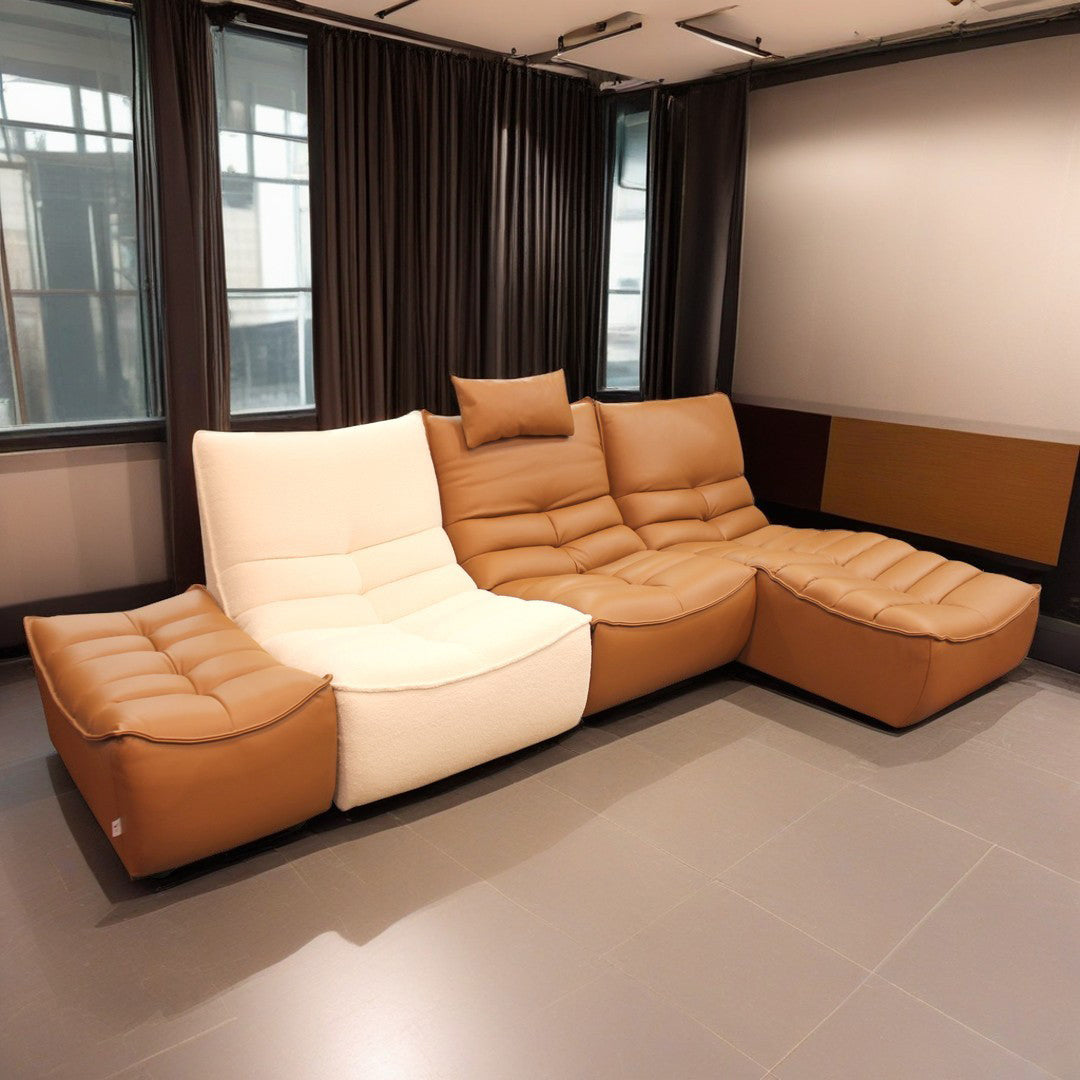 Taburete Zip Relax de piel