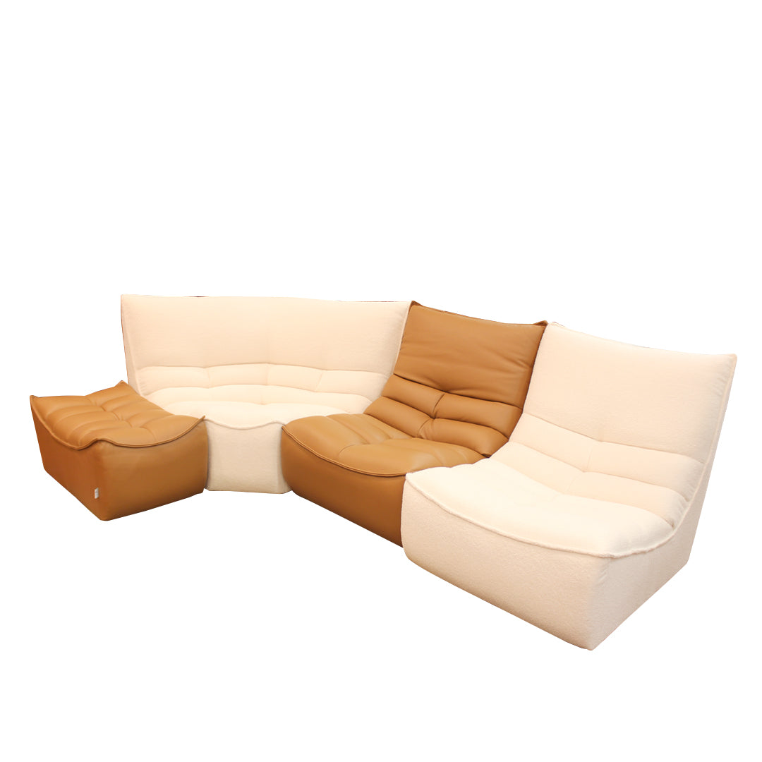 Sillón Zip Relax sin brazos en tela