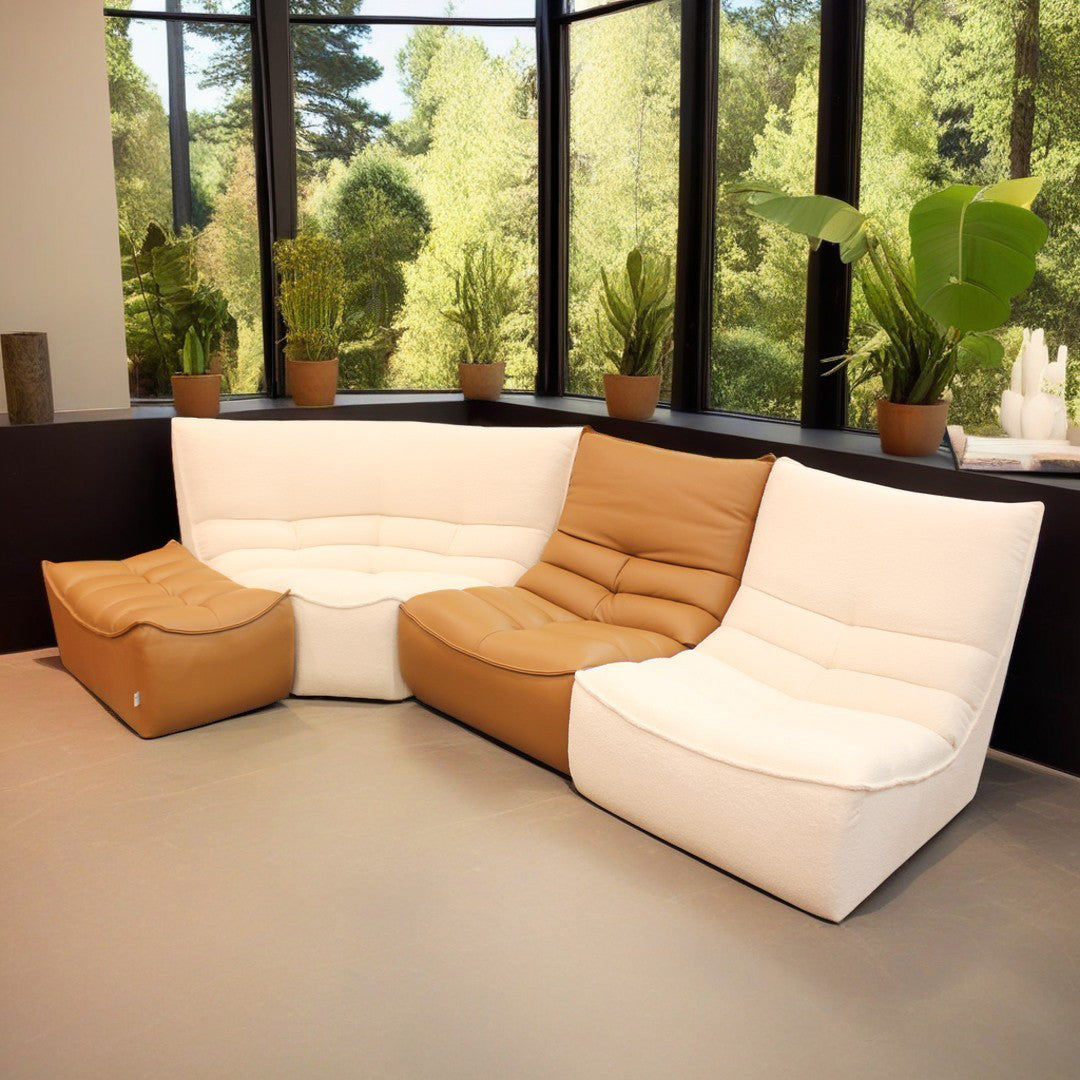 Sillón Zip Relax sin brazos en tela