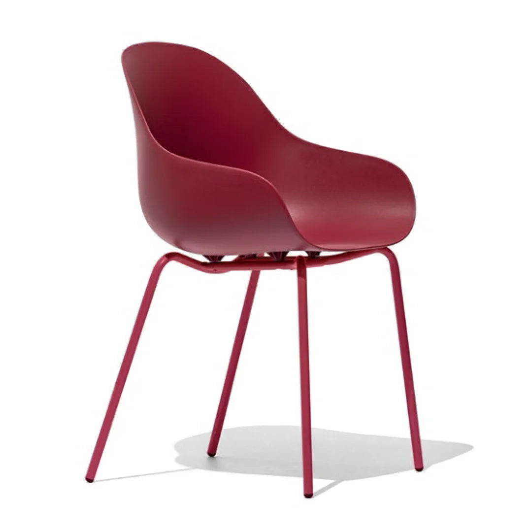 Silla para comedor Academy sustentable de metal. Muebles Italianos