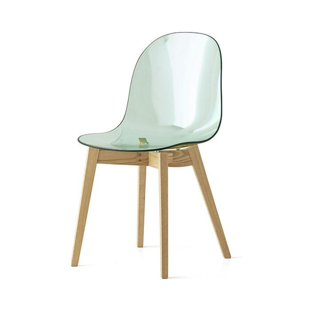 Silla para comedor de madera Academy transparente. Muebles Italianos