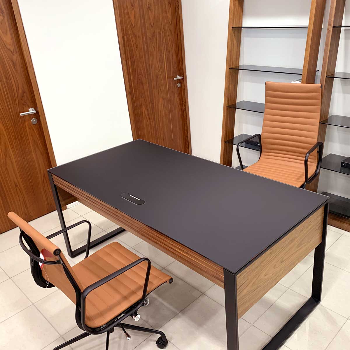 Silla Ejecutiva Alta  Kaisser en piel