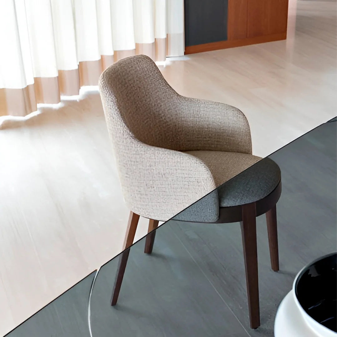 Silla Adèl con Brazos para Comedor. Muebles Italianos