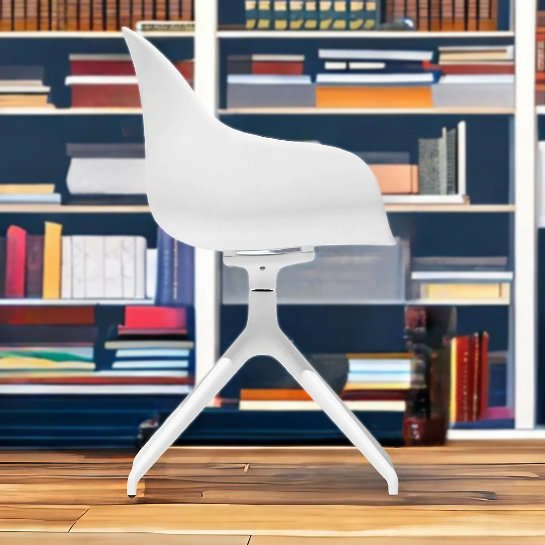 Silla giratoria Academy 180º sustentable con brazos. Muebles Italianos