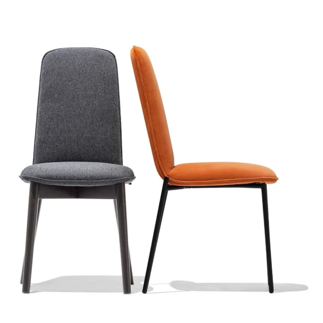 Silla italiana para comedor Riley de metal. Muebles Italianos