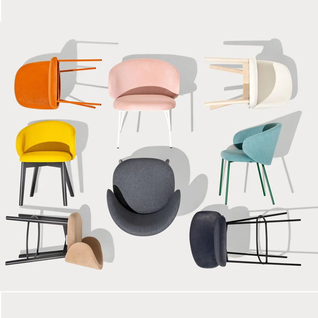 Banco tipo piel Tuka para Desayunador. Muebles Italianos