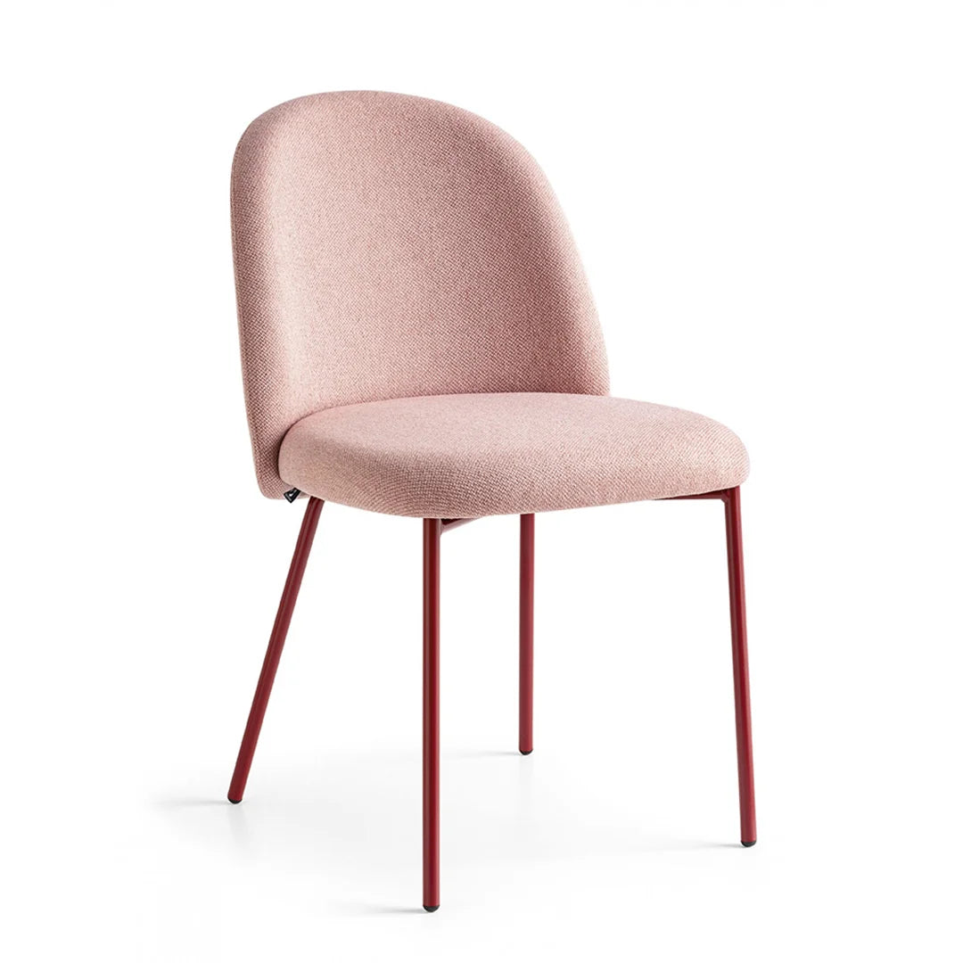 Silla de diseño Italiano Tuka de tela. Muebles Italianos