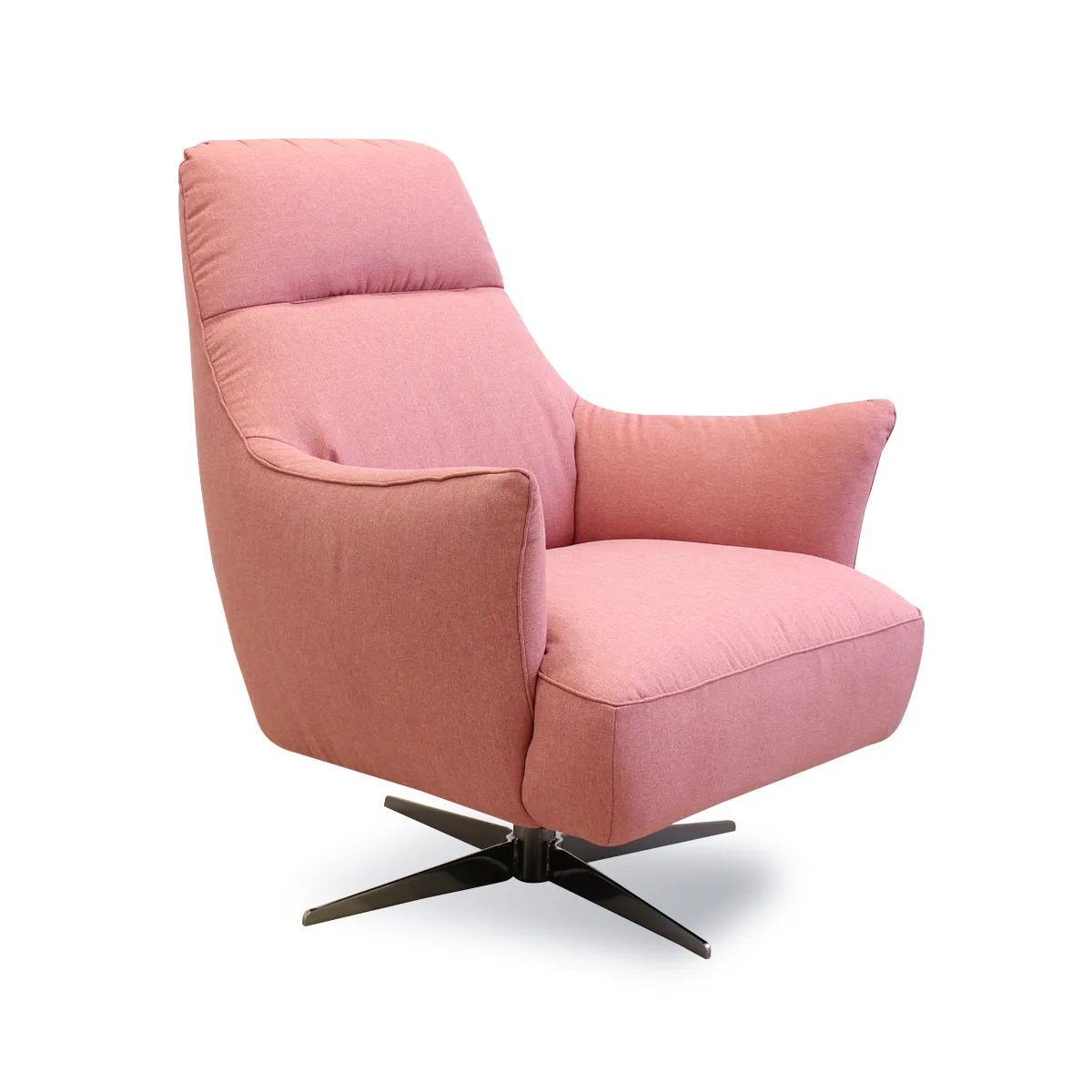 Sillón Calma giratorio en tela. Muebles Italianos