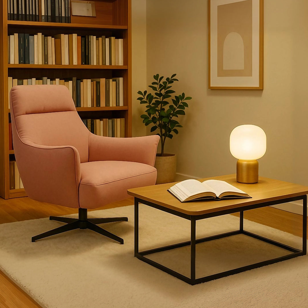 Sillón Calma Natuzzi giratorio en tela