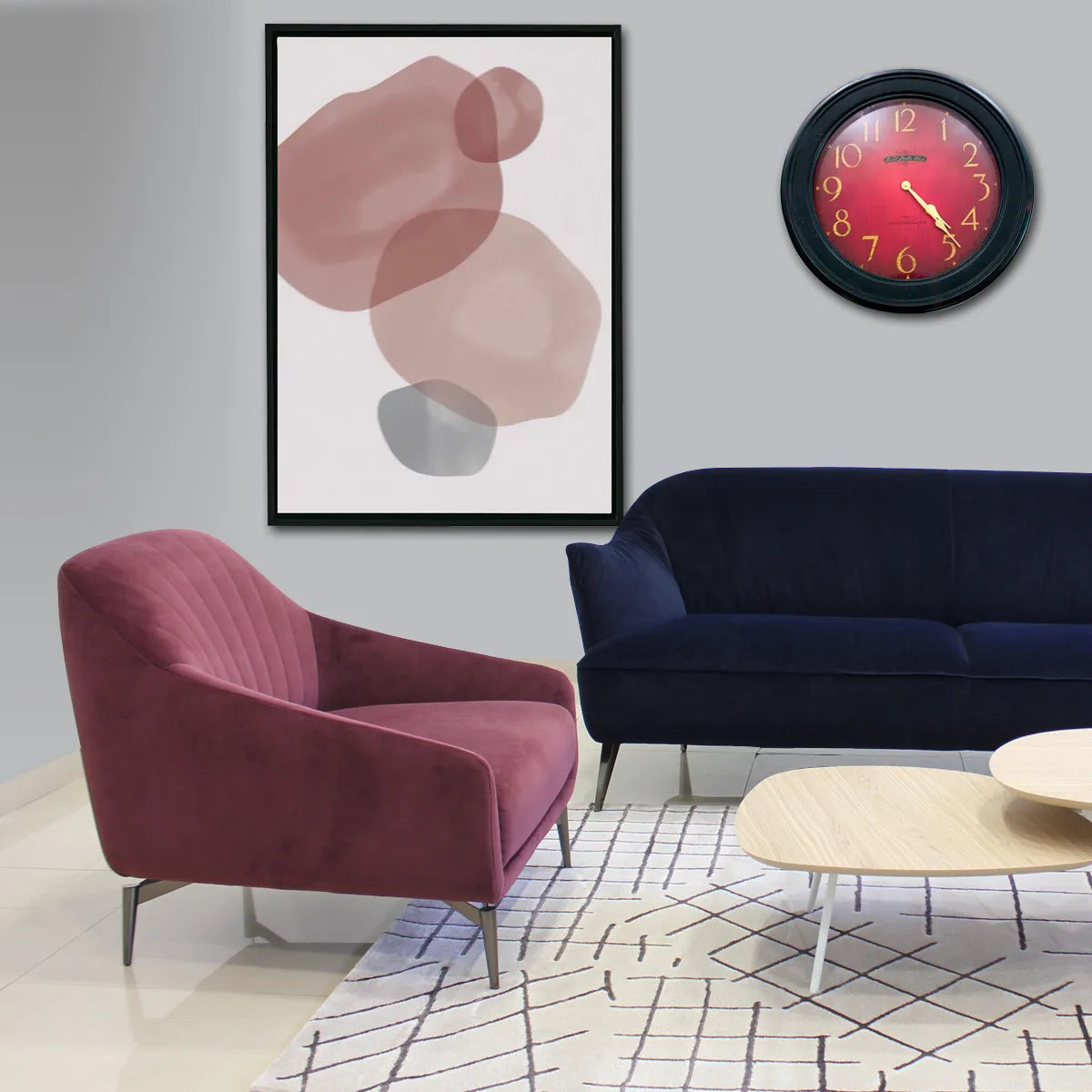 Sillón Felicita en terciopelo. Muebles Italianos