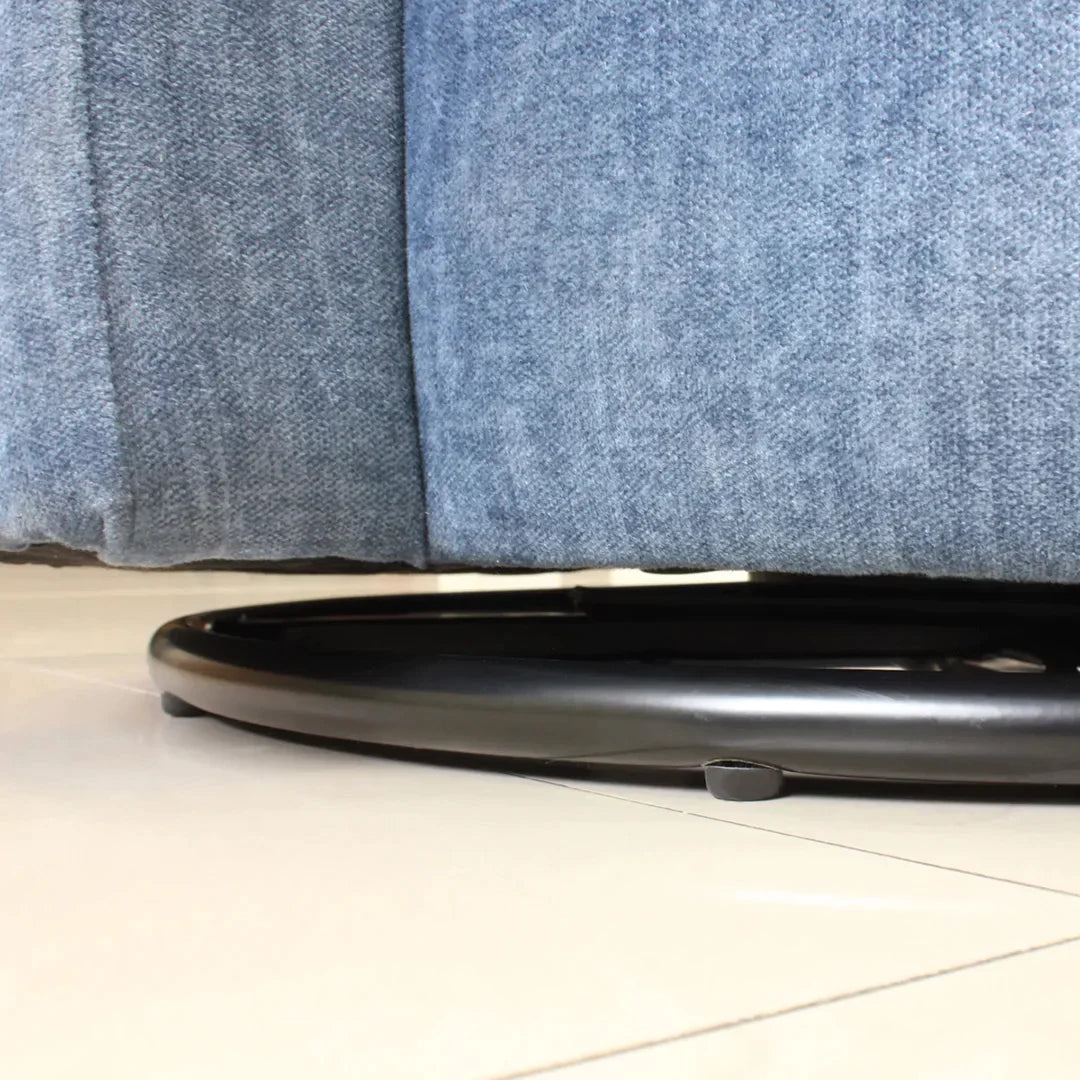 Sillón giratorio Estocolmo Enigma Azul. Muebles Italianos