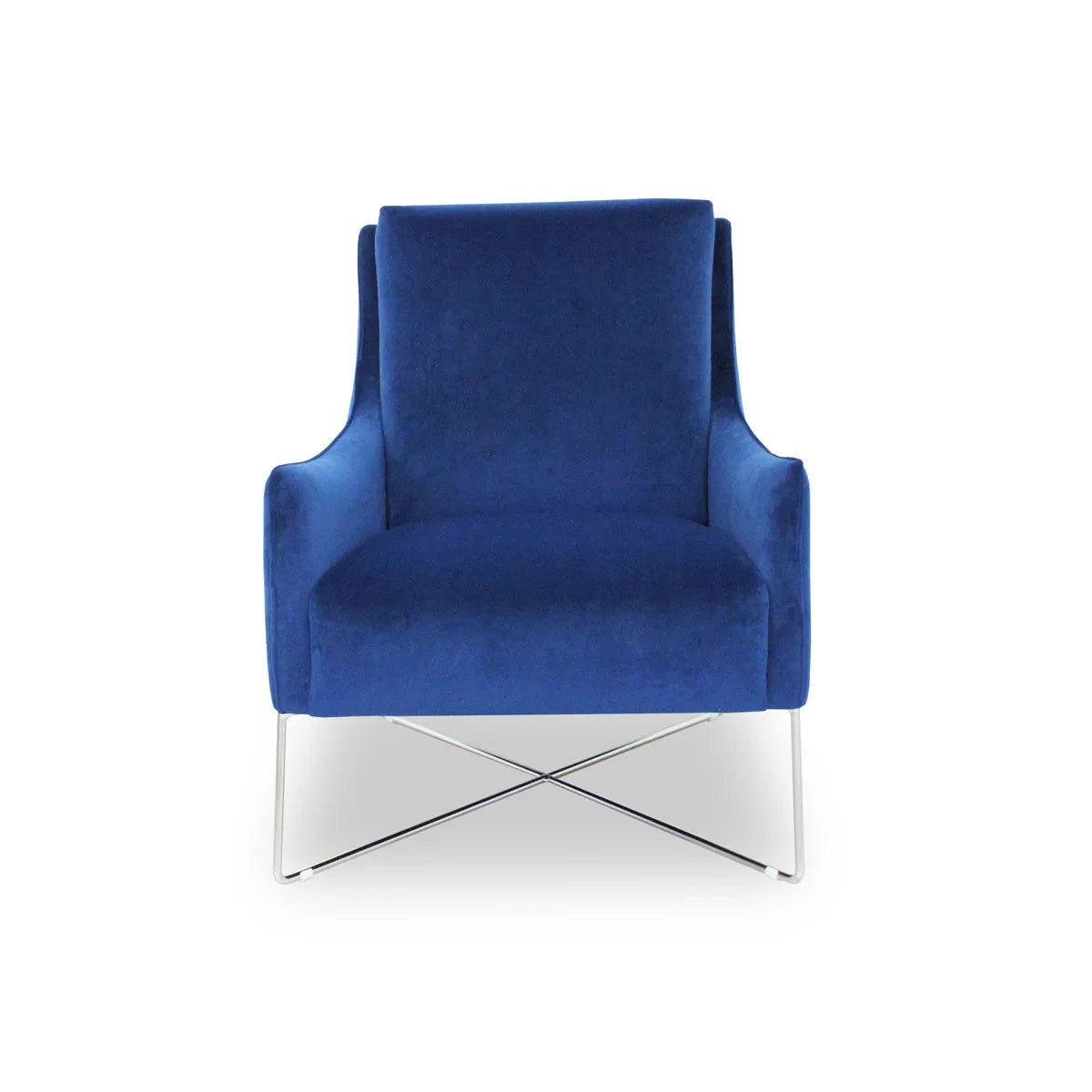 Sillón Shangai de Natuzzi en Terciopelo - Sillón individual Azul