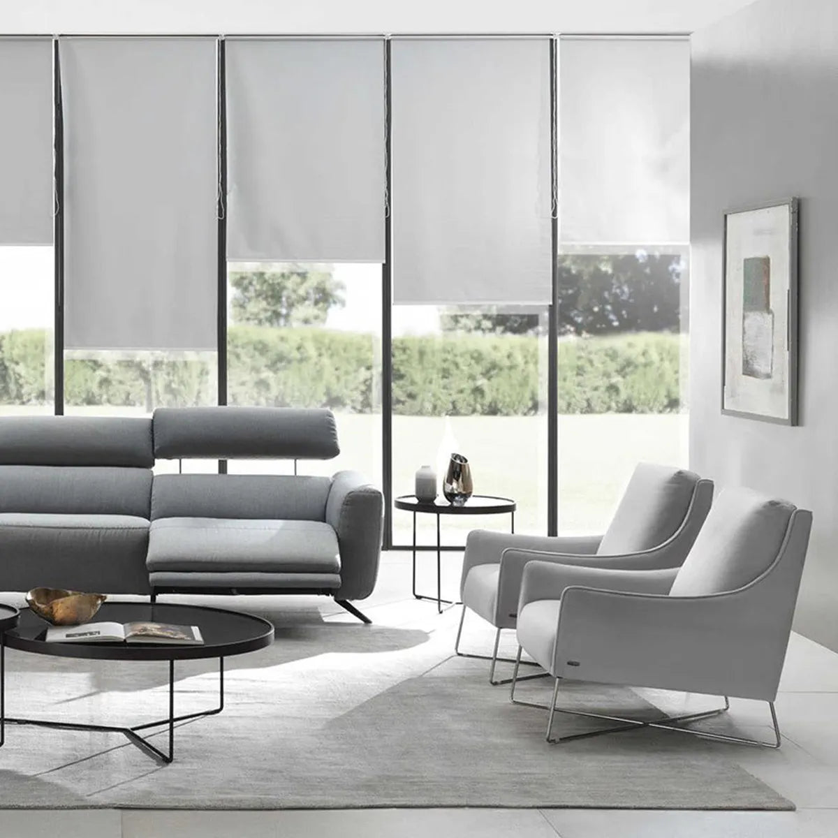 Sillón Shangai Regina en piel. Muebles Italianos