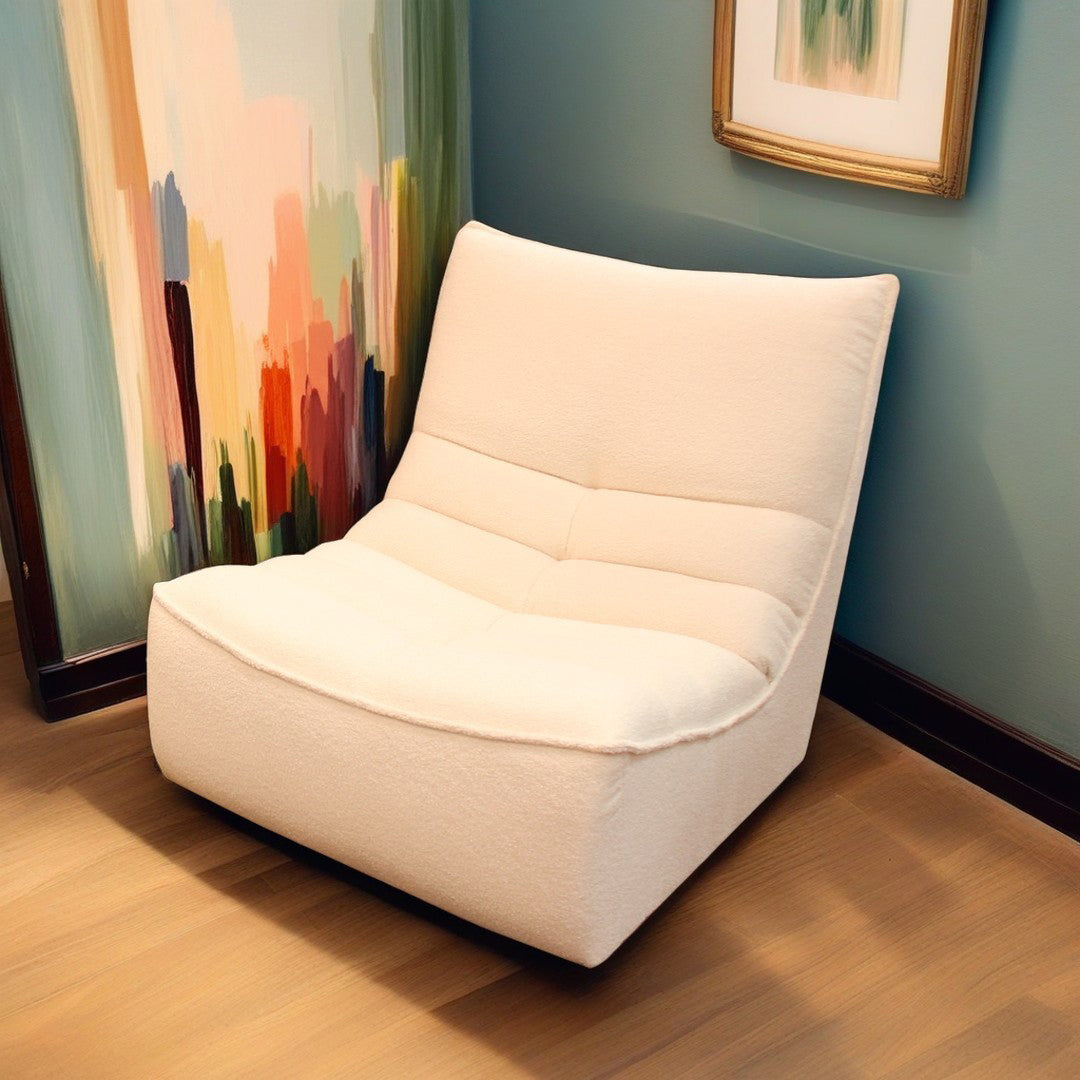 Sillón Zip Relax sin brazos en tela