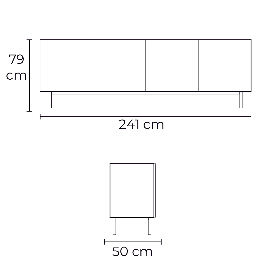 Bufetero Sinuosa Grande