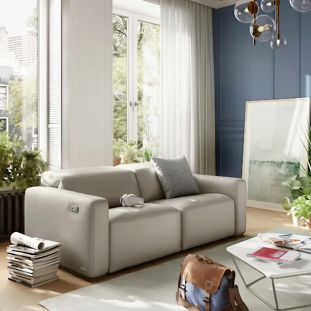 Sofá Reclinable Baltimora Natuzzi en piel