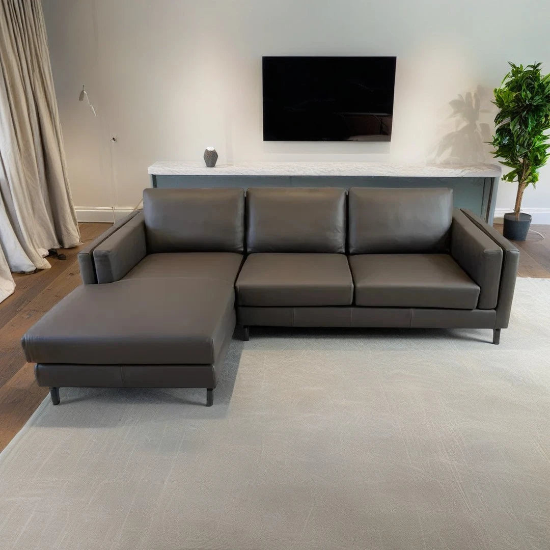 Sofa con Chaise Metro Next piel