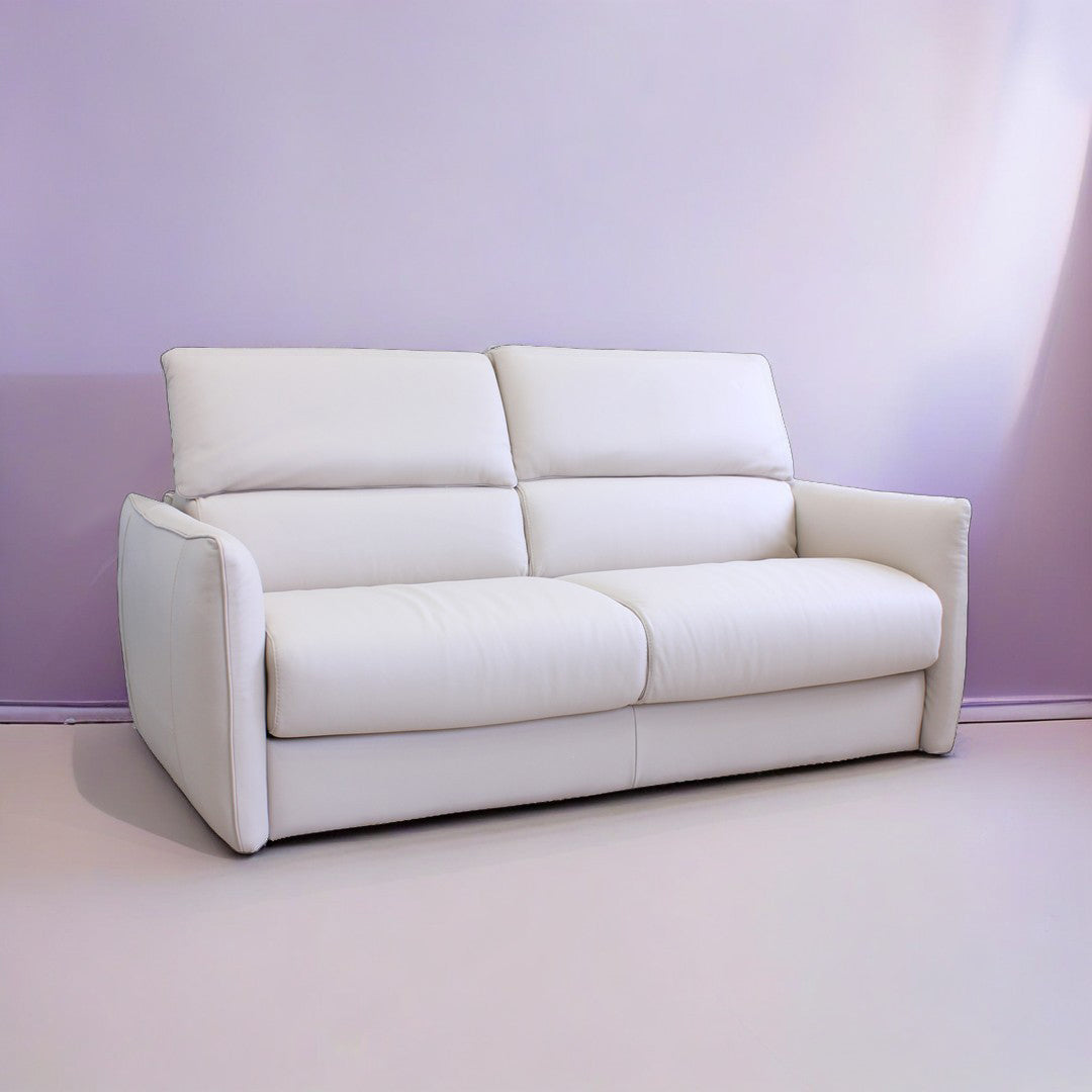 Sofá cama Meraviglia Natuzzi en piel