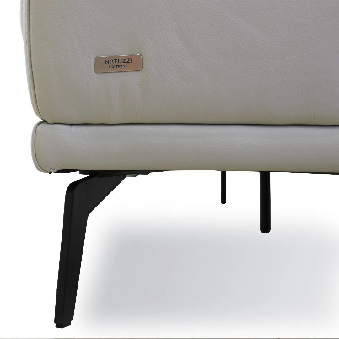 Sofá largo Wessex piel. Muebles Italianos