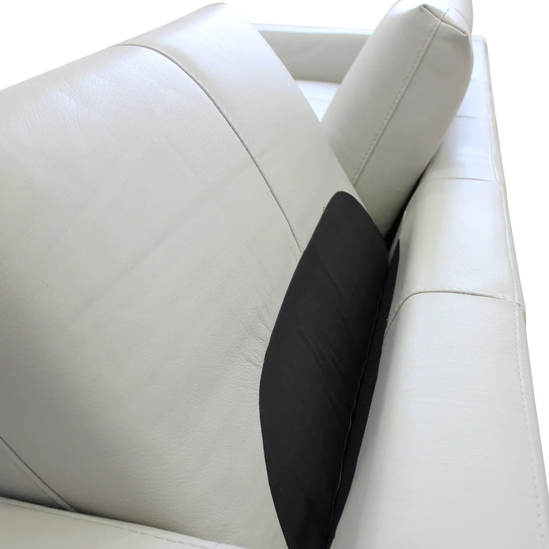 Sofá largo Wessex piel. Muebles Italianos