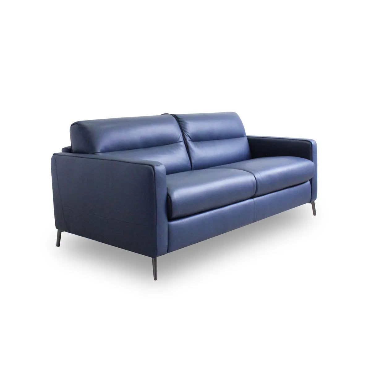 Sofá cama Fascino en piel. Muebles Italianos