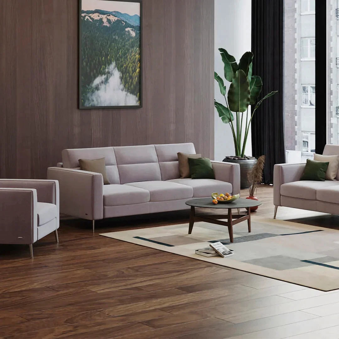 Sofá Cama 3 Plazas de Piel Italiano Fascino. Muebles Italianos