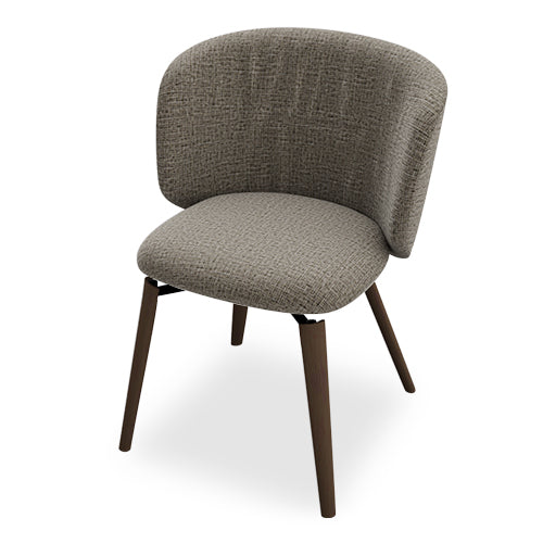 silla giratoria sweel base madera