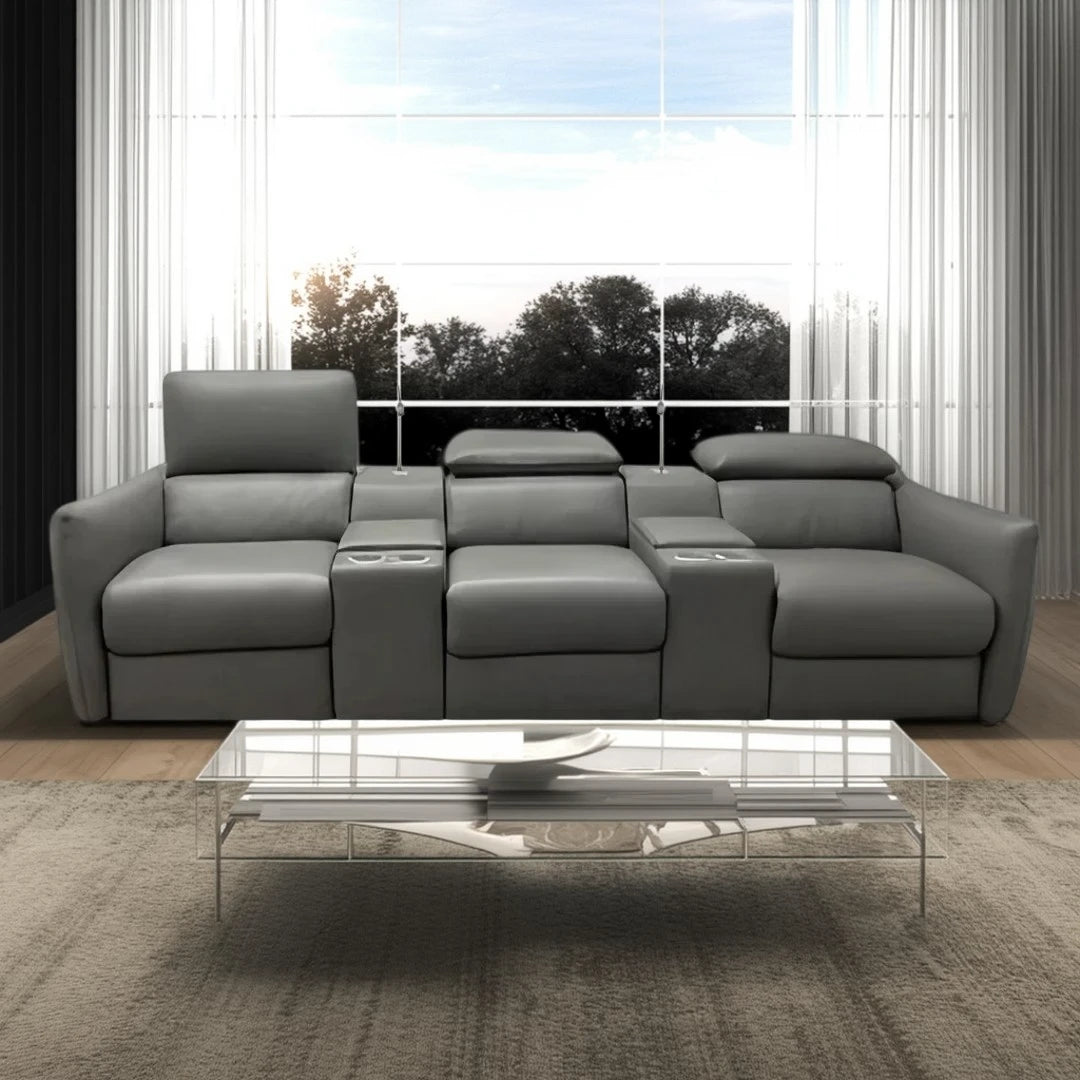 Sala Meraviglia Natuzzi en piel