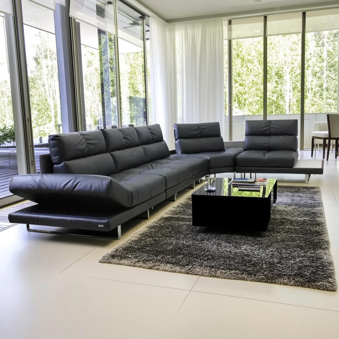 Sala Roma Natuzzi Izquierdo Le Mans Negro