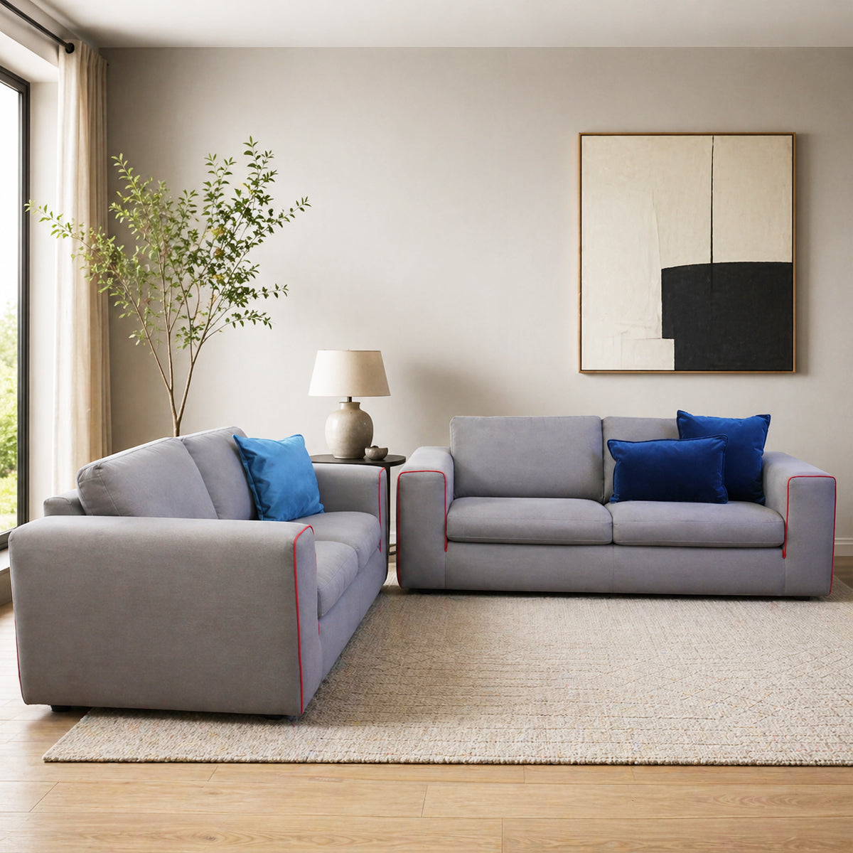 Sofa Iseo Natuzzi fango rojo