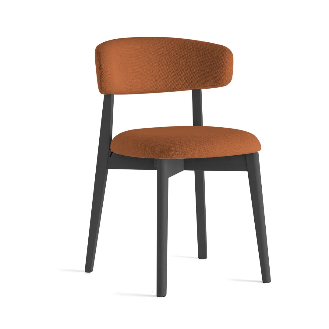 Silla para comedor Talks de tela y tipo piel. Muebles Italianos variant