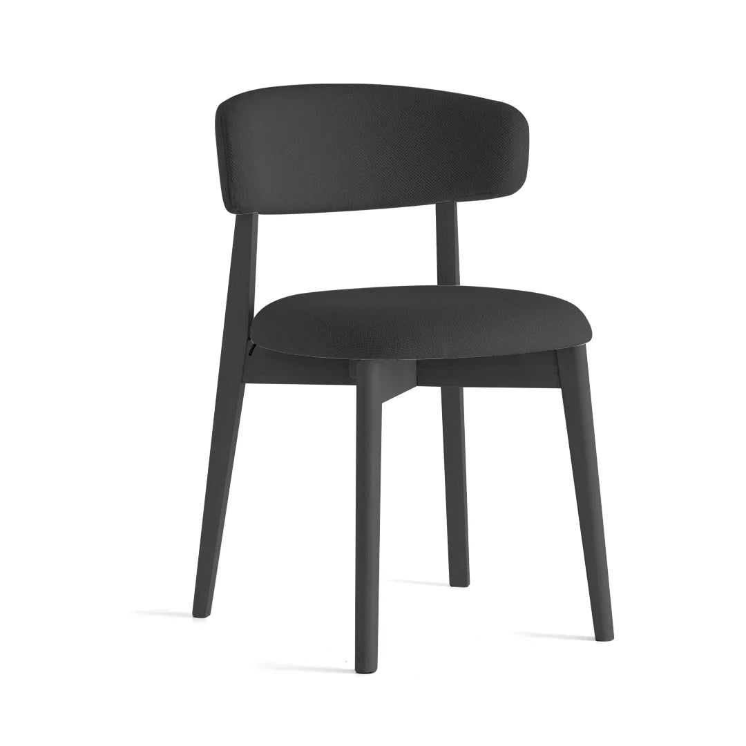 Silla para comedor Talks de tela y tipo piel. Muebles Italianos variant