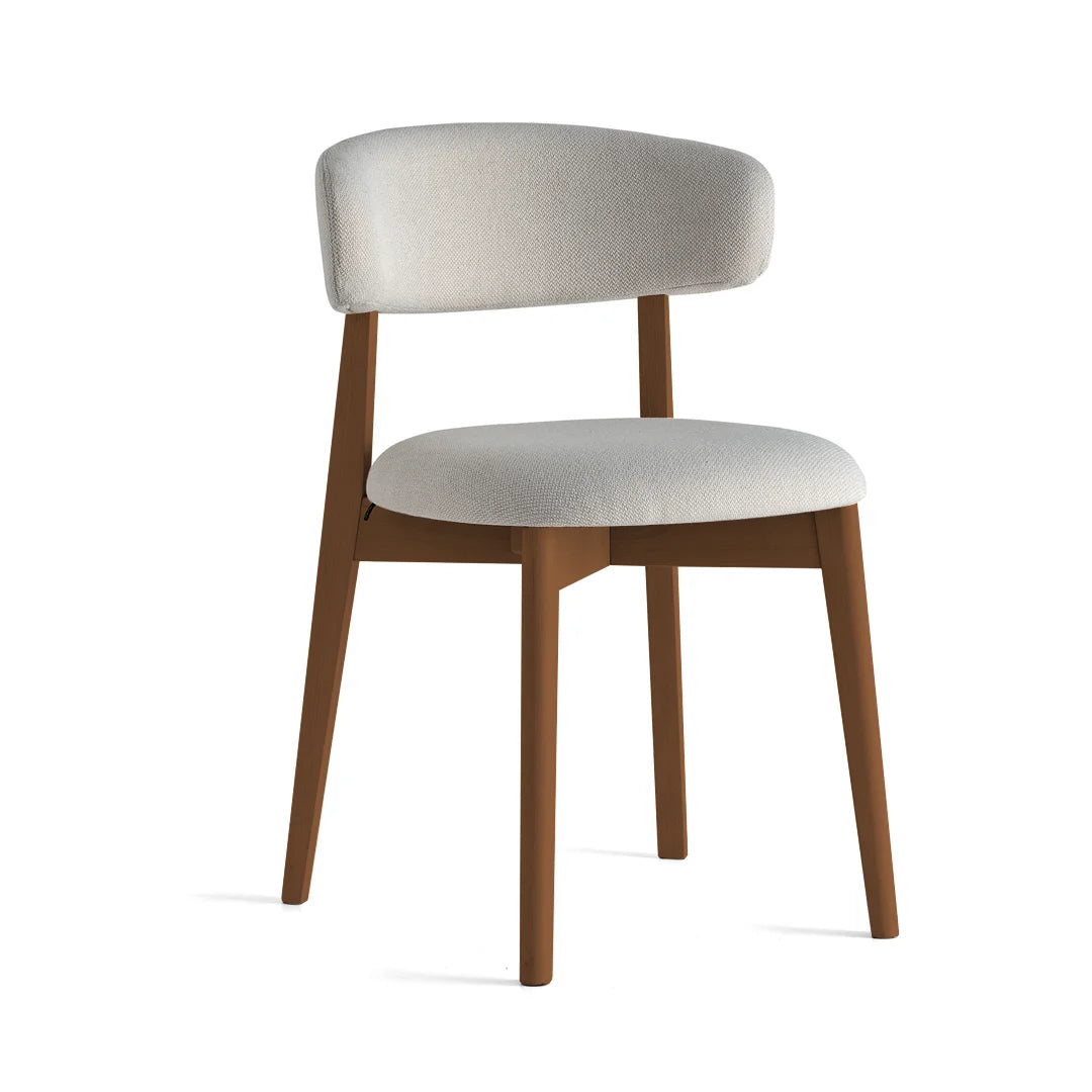 Silla para comedor Talks de tela y tipo piel. Muebles Italianos variant