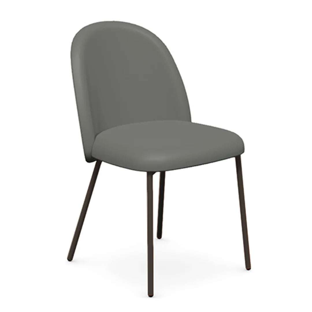 Silla de diseño Italiano Tuka tipo piel. Muebles Italianos variant