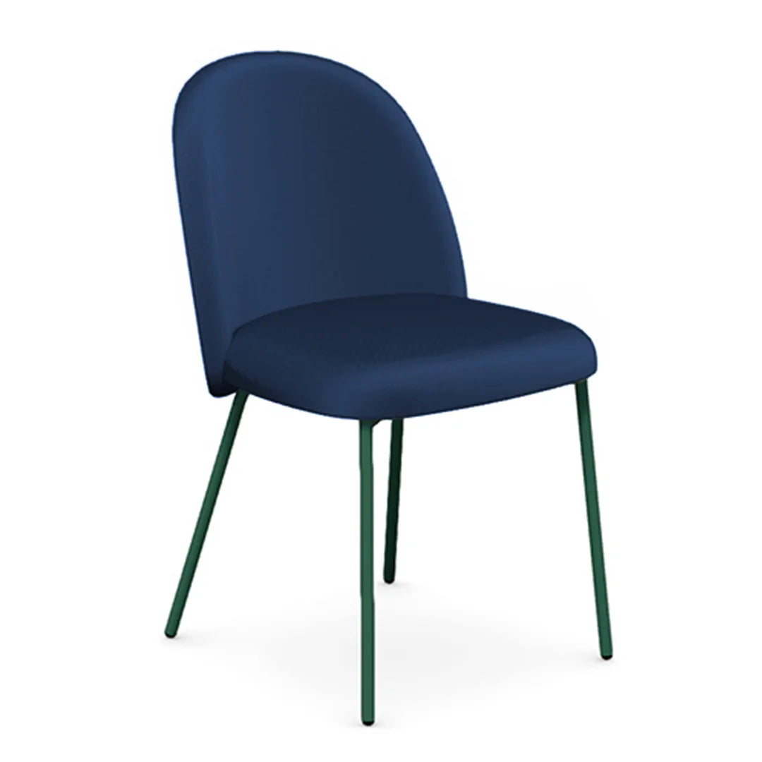 Silla de diseño Italiano Tuka de tela. Muebles Italianos variant