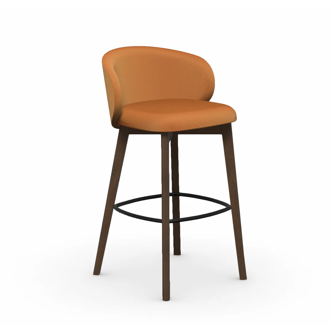 variant Banco alto Italiano de lujo Tuka de madera. Muebles Italianos