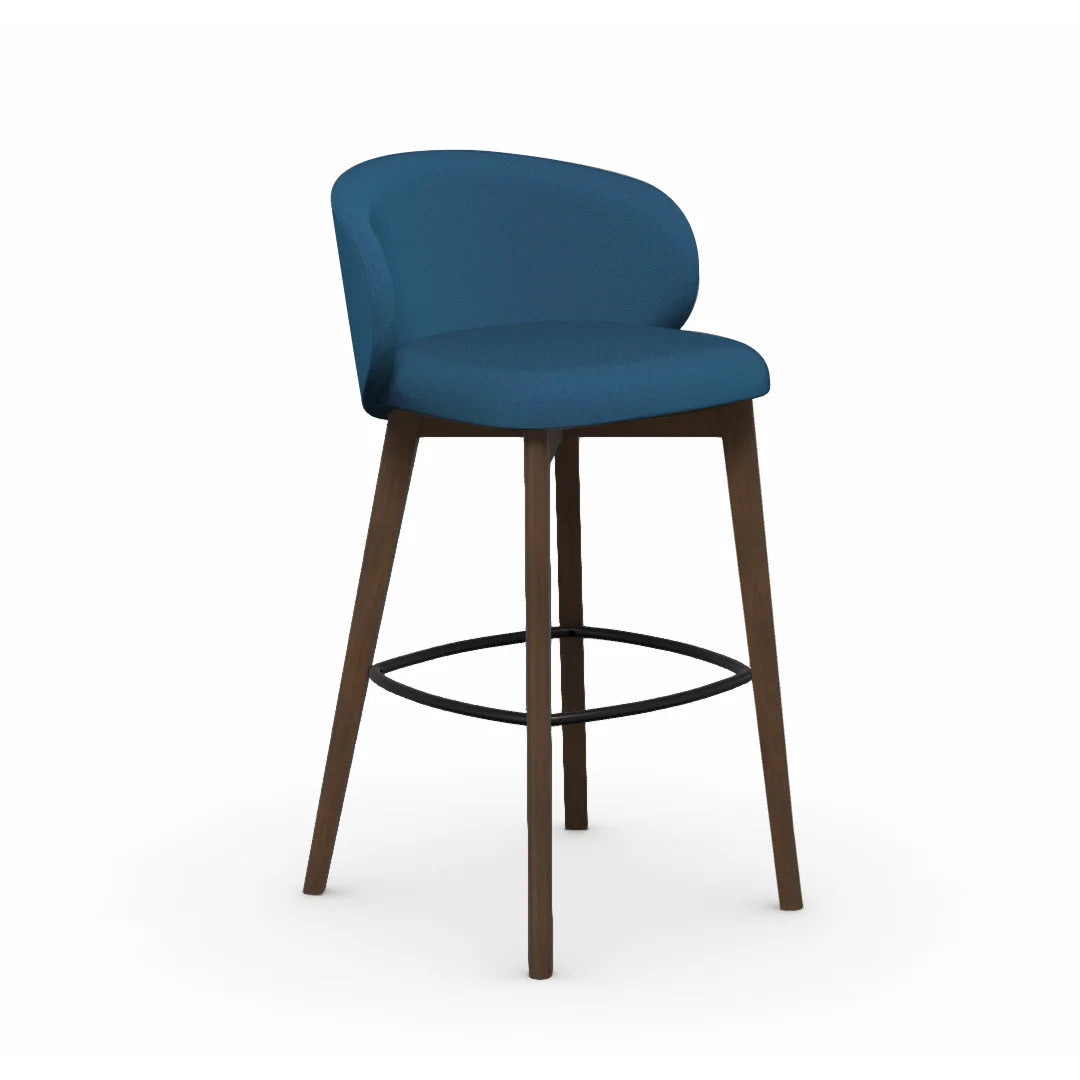 variant Banco alto Italiano de lujo Tuka de madera. Muebles Italianos